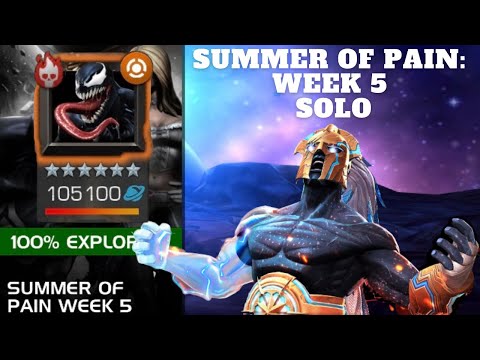 SUMMER OF PAIN - Week 5: Aegon SOLOS Painless VENOM Boss! | Marvel Contest of Champions