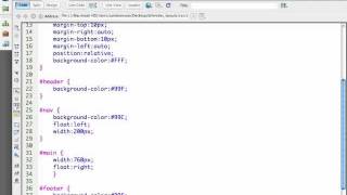 CSS Layouts:Generic Text Editor - Footer Div