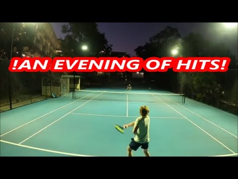 Evening Tennis Hits Session