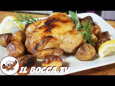 674 - Pollo arrosto e patate..e mi passan le giornate! (secondo di carne tipico facile super buono)