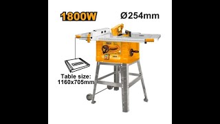 Ingco Table Saw 1800w TS180028 #ingcotools #ingco #tablesaw #tools
