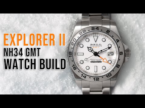 Building an Explorer II Homage Watch using an NH34 GMT Movement!