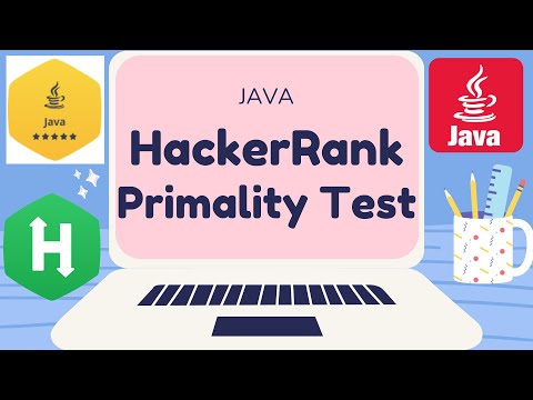 Hacker Rank Java Primality Test