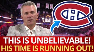 THE COACH IS IN SERIOUS RISK! THIS SHOCKED EVERYONE! CANADIENS NEWS