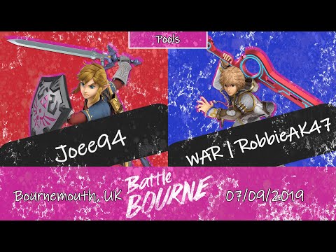 BattleBourne SSBU Singles - Joee94 (Link) vs RobbieAK47 (Shulk) - Pools