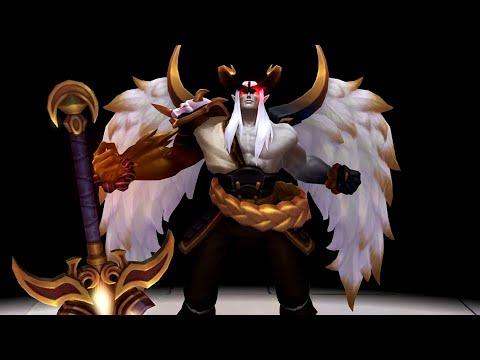 Prestige Blood Moon Aatrox Skin - Detailed Spotlight