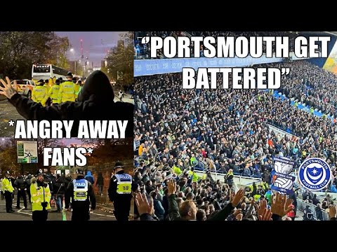 Blues DESTROY Pompey! Away Fans RAGE! Birmingham City V Portsmouth VLOG