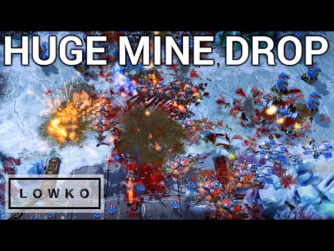 StarCraft 2: ~80 SUPPLY WIDOW MINE DROP! (TY vs soO)