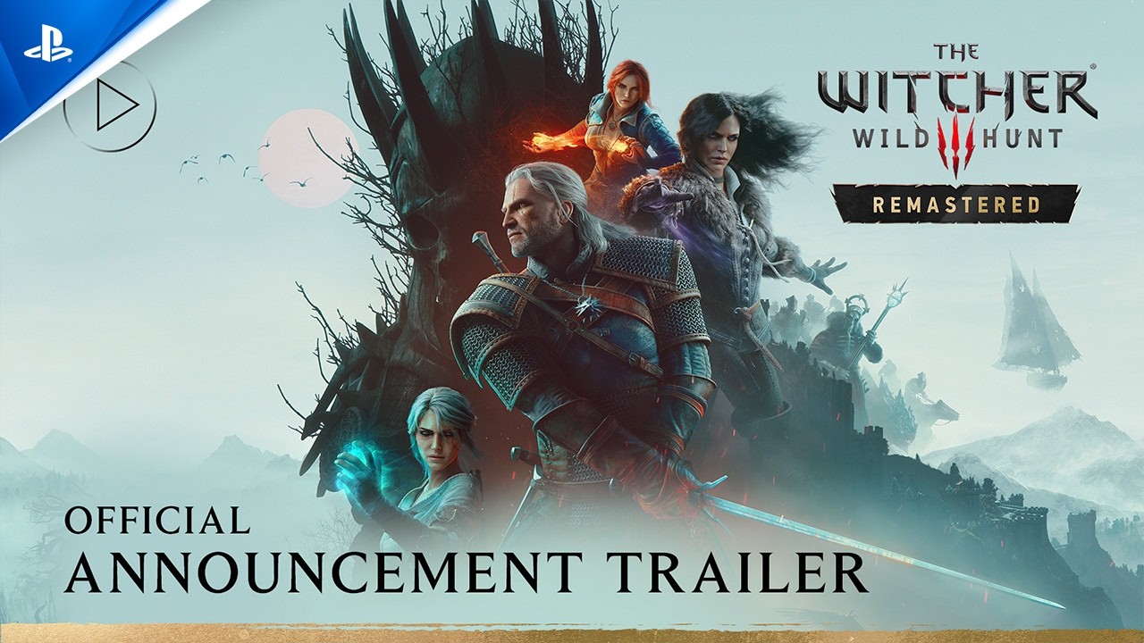 The Witcher 3: Wild Hunt Remastered - Announcement Trailer | PS5 Games - YouTube
