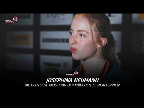Interview with Josi Neumann – German Champion in the Girls 15 category | Table Tennis Finals 2024...
