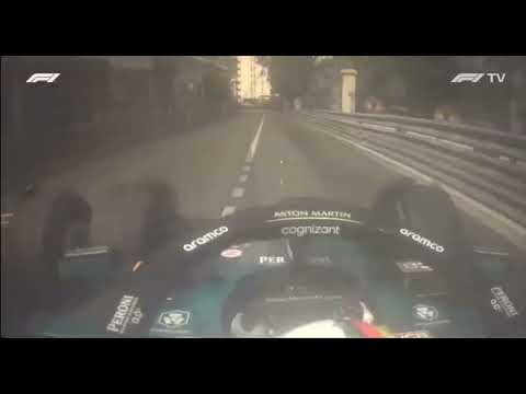 Sebastian Vettel overtaking 3 times | Monaco GP 2022