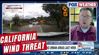 Yet Another Challenge Faces California As Wind Advisories Are In Effect Across Southern California