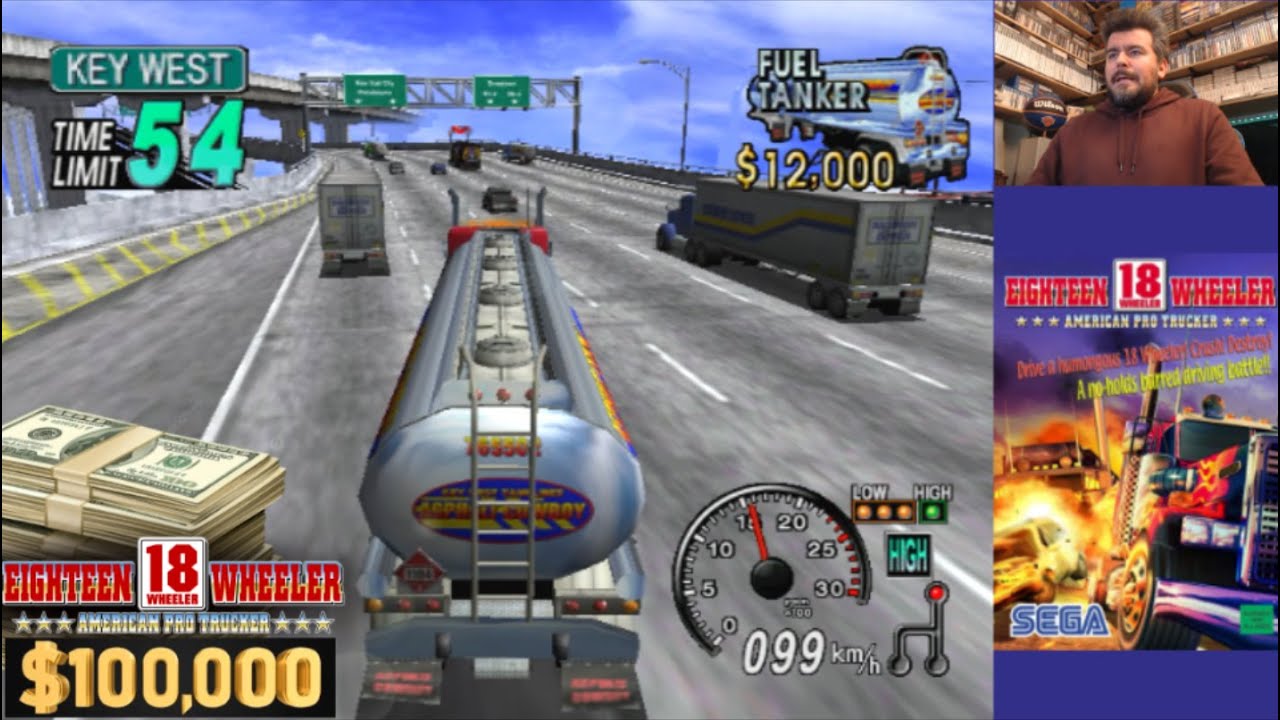 18 WHEELER y el desafío de los 100.000 DÓLARES 🏆 Gameplay en Español (Dreamcast / Gamecube)