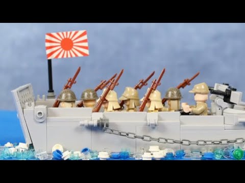 LegoWW2, Battle of Rabaul. Pacific theatre.  ANZAC "LARK" forces - part 1