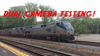 Download Lagu DUAL CAMERA TESTING! Some Amtrak And MBTA Trains At Wellesey Farms Thumbnail