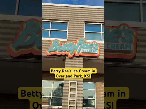 Betty Rae’s Ice Cream in OP, KS! #icecream #shorts #icecreamshop #kansascity #foodie #overlandparkks