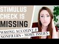 Missing Stimulus Check - Wrong Account Number on get My Payment, Nonfilers, More $600 Check Updates Missing Stimulus Check - Wrong Account Number on get My Payment, Nonfilers, More $600 Check Updates