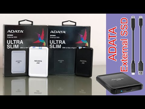 Small portable External SSD - ADATA SC685