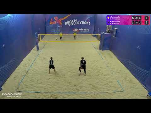 16:20 I. Romanenko / O. Kryvoshap - A. Antonenko / M. Motuznyi 01.05.2023 | Winners Beach Volleyball