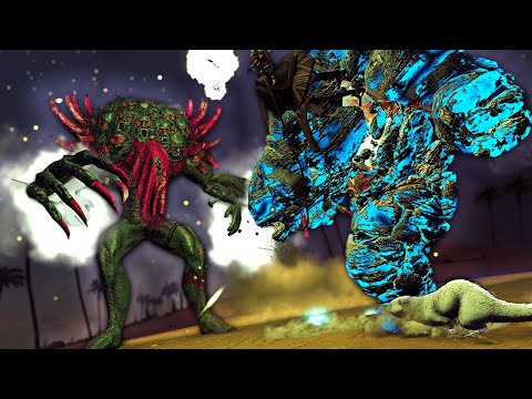 ONE LAST SHOT at the 15 Million Health MONSTER of the NIGHT! | ARK MEGA Modded #63