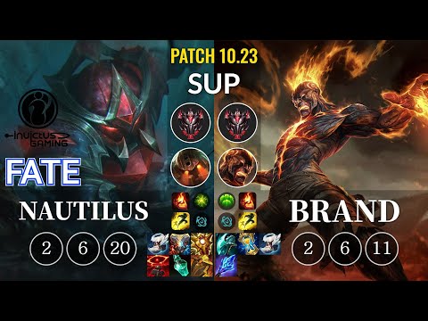 IG Fate Nautilus vs Brand Sup - KR Patch 10.23