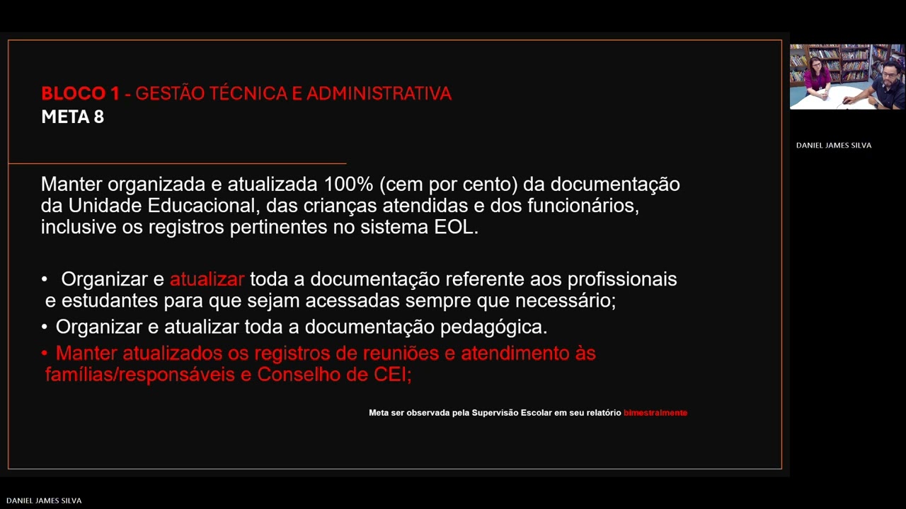 Relatório da Supervisão Escolar e Plano de Trabalho
