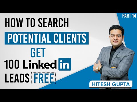 How to Generate Leads from LinkedIn for FREE | How to Find Clients on LinkedIn 2023 leadgeneration