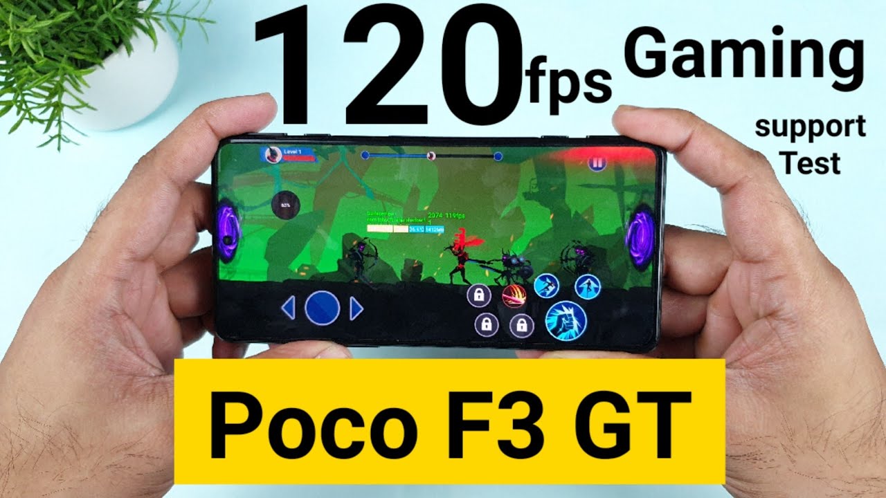 Poco F3 GT 120fps Gaming Support Test 🔥🔥🔥