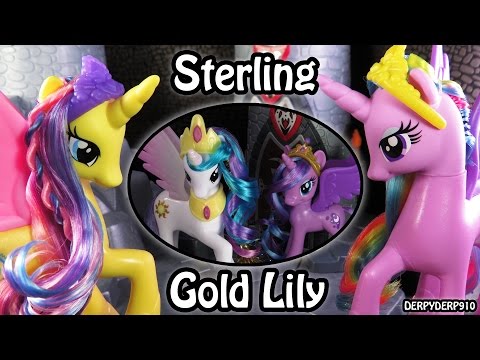 MLP Derpy-io 3: Princess Sterling & Gold Lily Rainbow Power My Little Pony Toy Review/Parody/Spoof