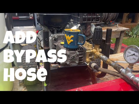 Keep pressure washer pump from overheating
