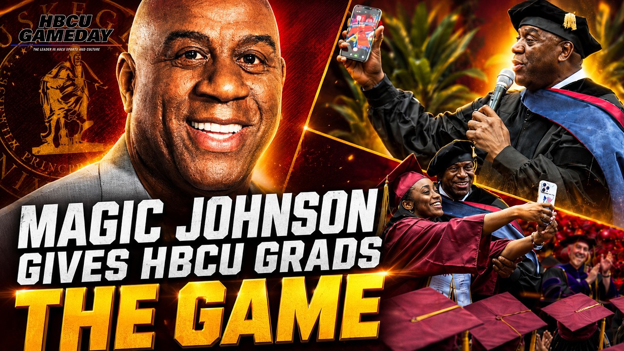 Magic Johnson Gives HBCU Grads The Game On AI, Money And Success