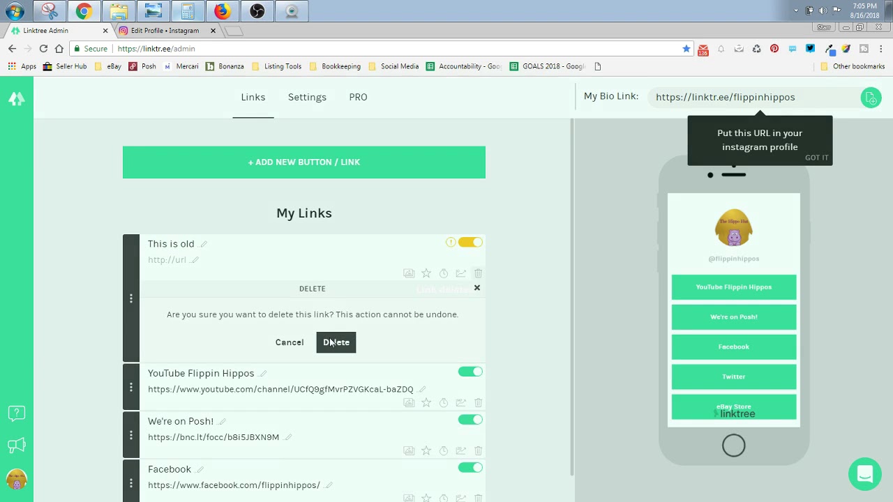 How to Set Up Linktree on Instagram: Hasty Hippo Hint #15