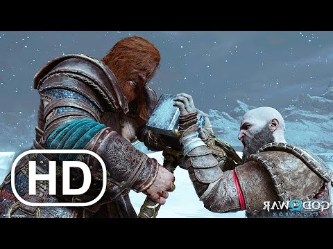 Kratos Vs Thor Fight Scene 4K - God Of War Ragnarok