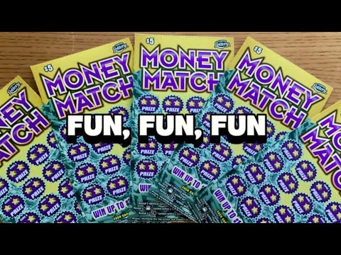 MONEY MATCH 5 in a row florida lottery scratch off tickets