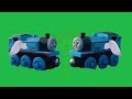Green And Blue Screens Of Thomas And VeggieTales Characters As The Characters Of Adam And Eve