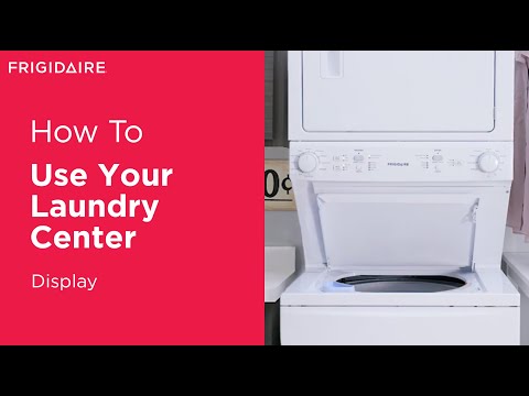 How To Use Your Laundry Center Display