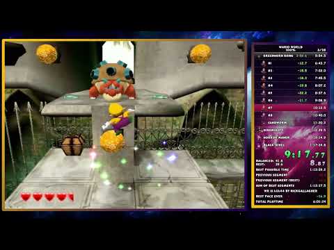 Wario World - Greenhorn Ruins 100% IL in 5m 02s [WR]