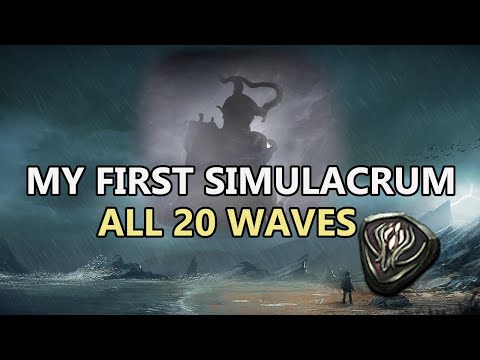 PATH OF EXILE Delirum- FIRST SIMULACRUM ALL 20 WAVES