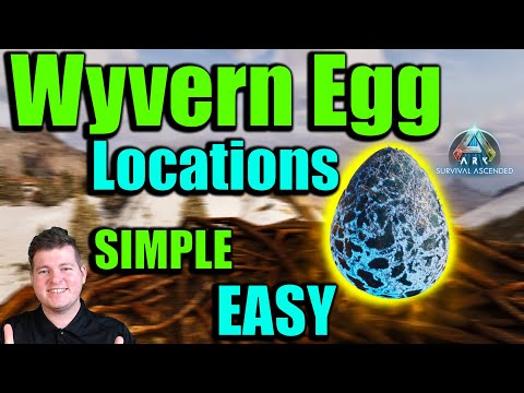 Easy Wyvern EGG Locations and Where To Find Them In Ragnarok Ark Survival Ascended | Ice Wyverns