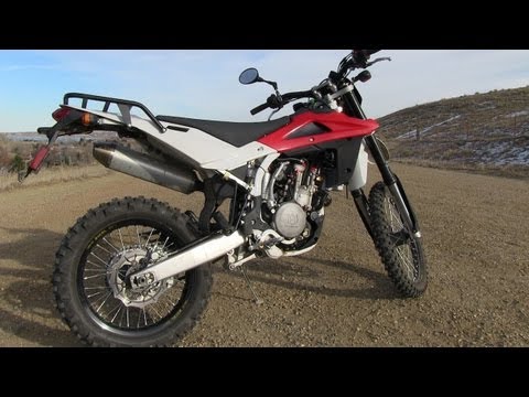 2009 Husqvarna TE-450 0-60 MPH Mile High Ride and Review