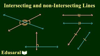 Intersecting and Non-Intersecting Lines | Ch-6.3 - 9th Std NCERT | Edusaral