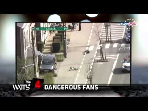 Top 10 Watts Zap   Most Dangerous Fans in Cycling