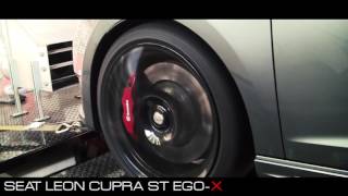 Video: EGO-X Edelstahl Duplex Sportauspuff-Komplettanlage ab Kat mit Klappensteuerung Ø76mm Seat Leon 5F ST Cupra