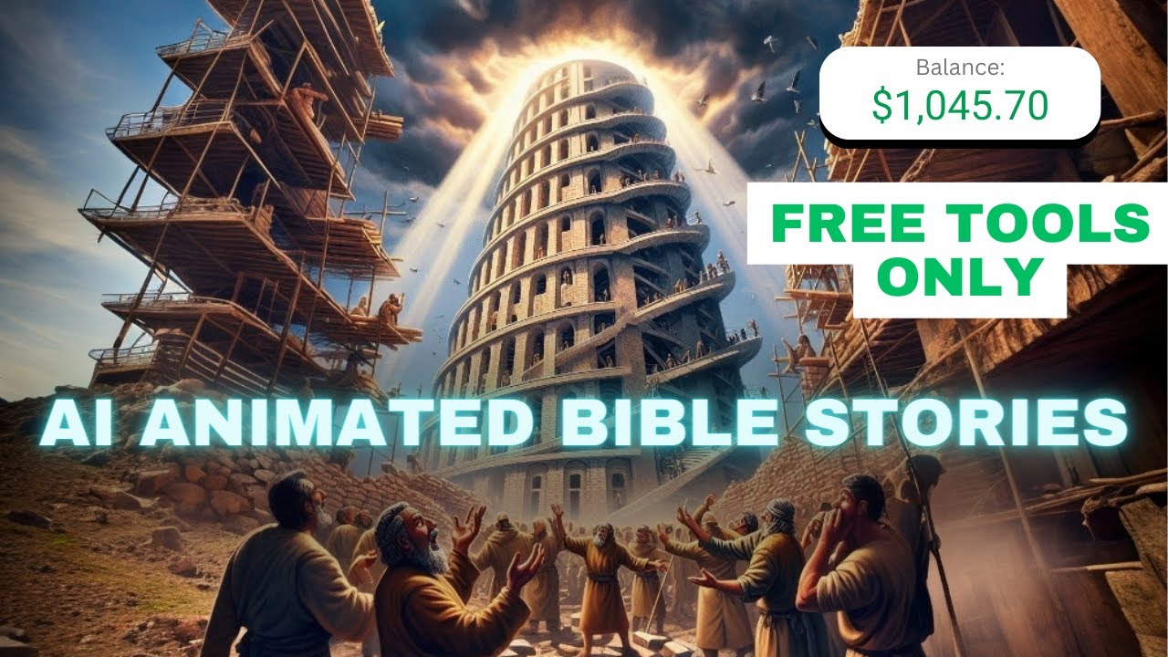 Create animated bible stories with AI | Faceless Youtube channel with AI