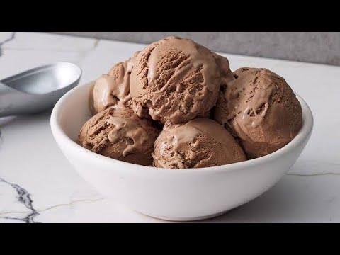 3 INGREDIENTS CHOCOLATE ICE CREAM | Easy Chocolate ice cream Recipe #chocolateicecream #icecream