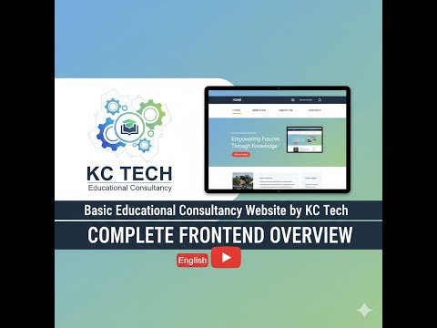 Basic Educational Consultancy Website Demo by KC Tech
