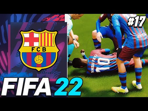 NO NOT ANSU FATI..HE IS OUT!!!😔 - FIFA 22 Barcelona Career Mode EP17