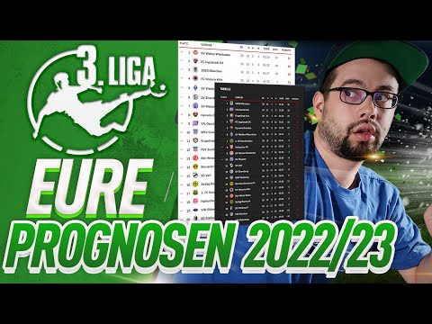 Ich reagiere auf EURE 3. LIGA Prognosen 👀 Saison 2022/23