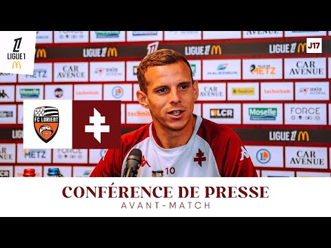 25-26: Matchday 17: Lorient - Metz, Gauthier Hein's press conference
