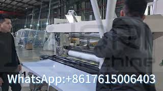 Different Diameter Tissue Paper Roll Rewinding Machine With Two Color Printing